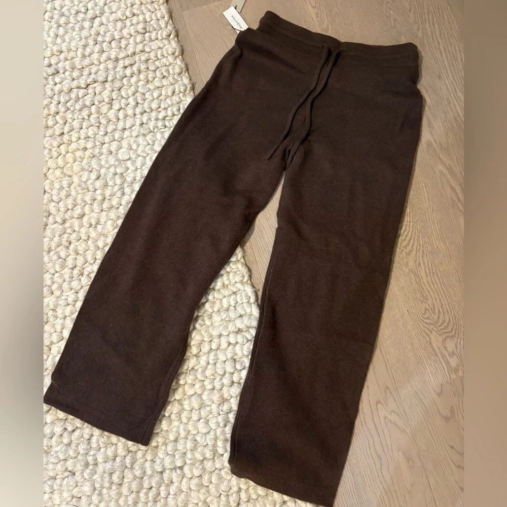 The Group by Babaton LUXE CASHMERE WIDE PANT - Picture 4 of 10